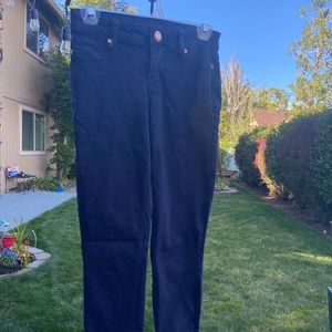 Navy Blue Mid Rise Jeggings
